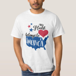 Mina Tillhör i Amerika Patriotic T Shirt