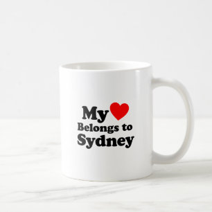 Mina Tillhör i hjärtat i Sydney Kaffemugg