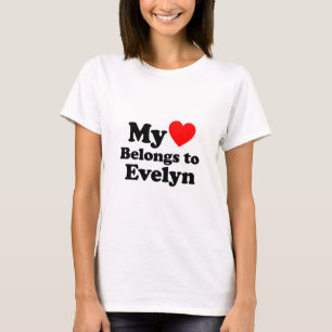 Mina Tillhör i hjärtat på Evelyn T-shirt