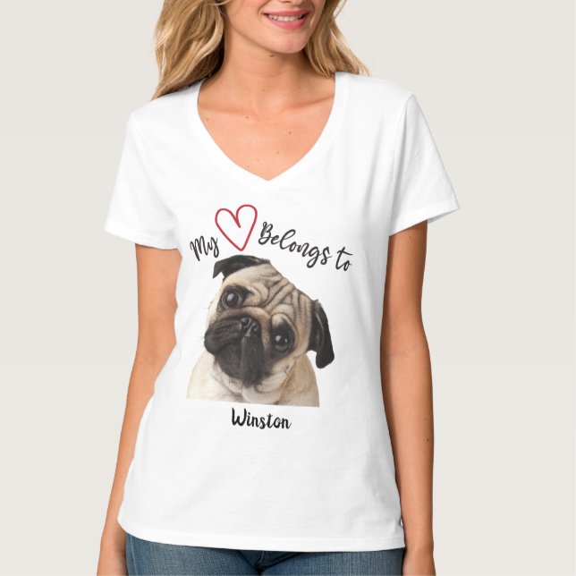 Mina Tillhör i hjärtat T Shirt (Framsida)