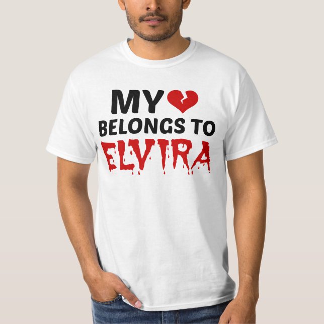 Mina Tillhör i hjärtat till Elvira T-shirt (Framsida)