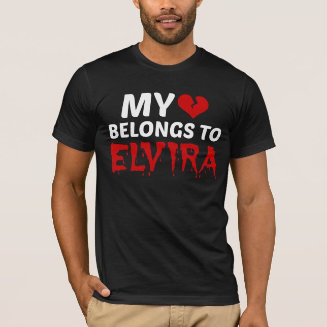 Mina Tillhör i hjärtat till Elvira T-shirt (Framsida)