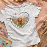 Mina Tillhör i Hund Photo T Shirt<br><div class="desc">Den här snygga, hjärtformade fotodesignen gör perfekten till gåva! **LÄS FÖRE ORDERING** 1. Om du gör ändringar och designen beskärs eller inte ser höger ut på skärm, användor du Live Design Service för att hjälpa dig att åtgärda det. 2 Din beställning går direkt till skrivaren. Vad du ser på skärm...</div>