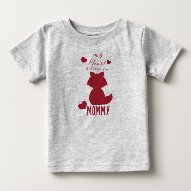 Mina Tillhör i Mamma T Shirt (Framsida)