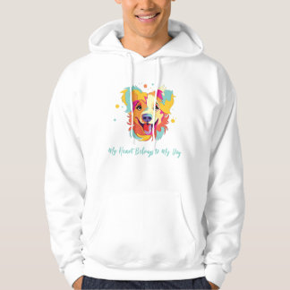 Mina Tillhör i mitt Hund Hoodie