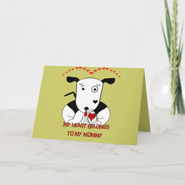 Mina Tillhör i mitt Mamma Kort (Framsida)