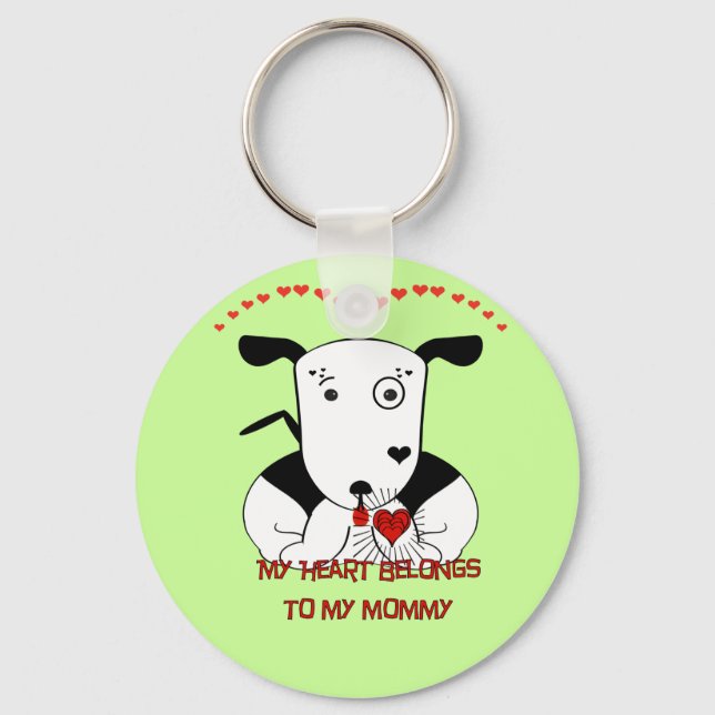 Mina Tillhör i mitt Mamma Nyckelring (Framsida)