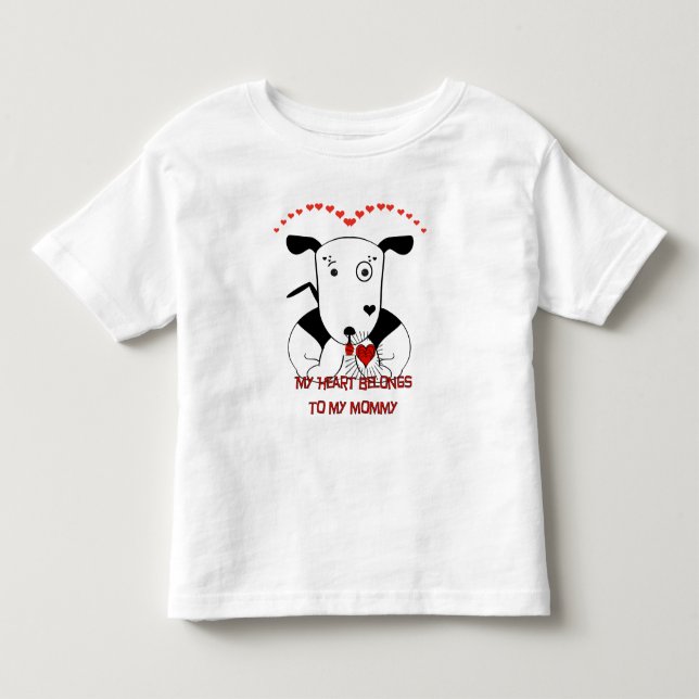 Mina Tillhör i mitt Mamma T-shirt (Framsida)