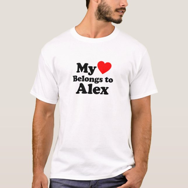 Mina Tillhör till Alex T-shirt (Framsida)