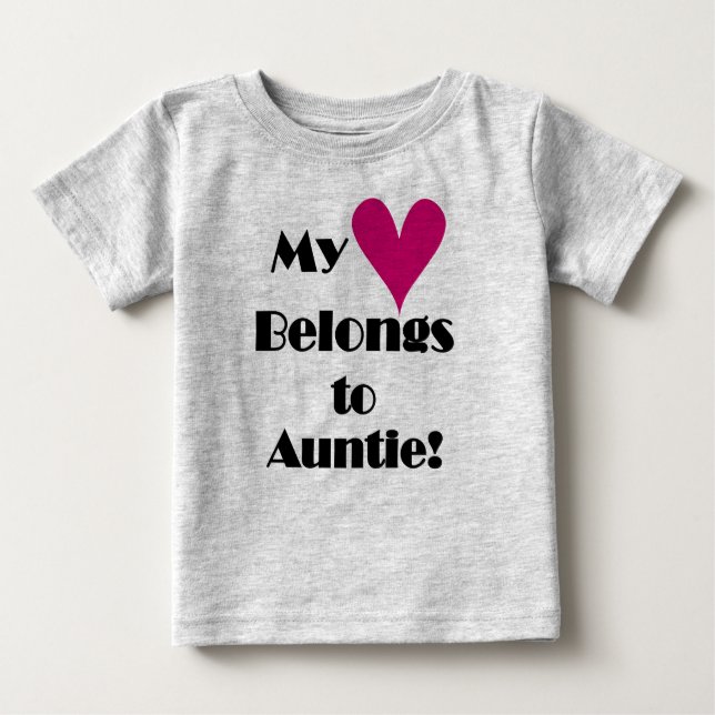 Mina Tillhör till Auntie T Shirt (Framsida)