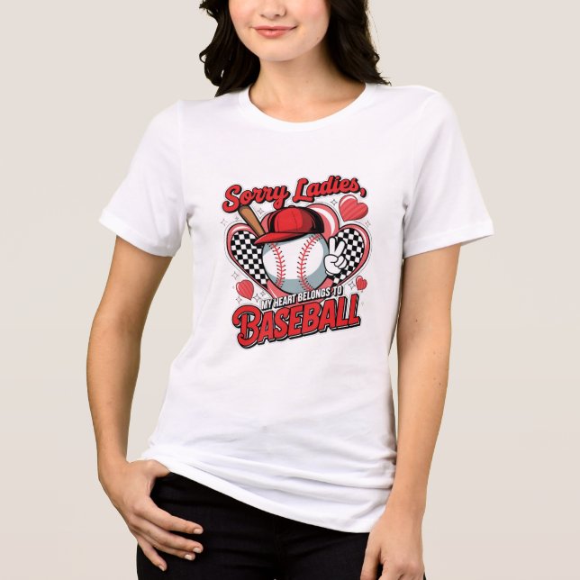Mina Tillhör till Baseball T Shirt (Framsida)