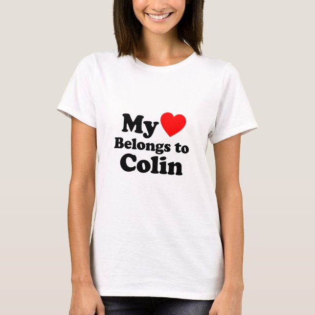 Mina Tillhör till Colin T-shirt (Framsida)