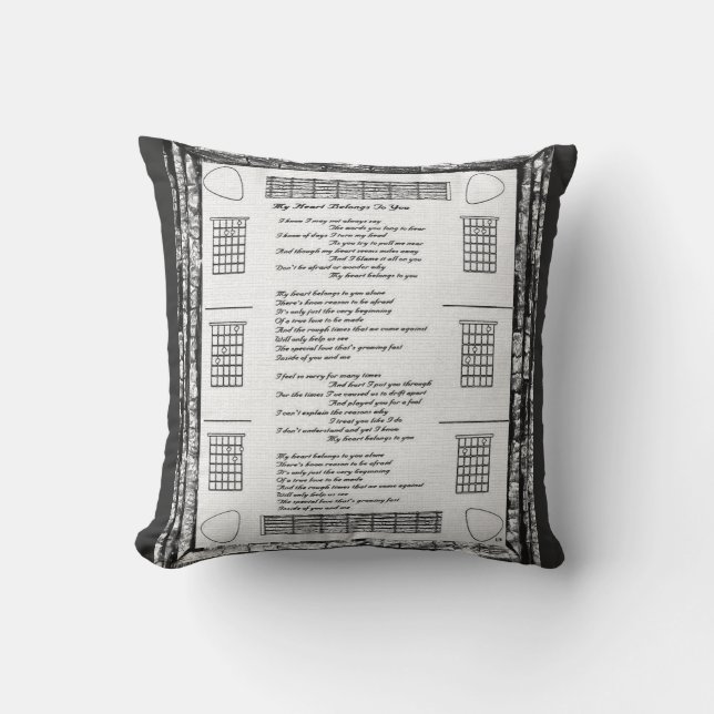 Mina Tillhör till dig Kudde (Framsida)