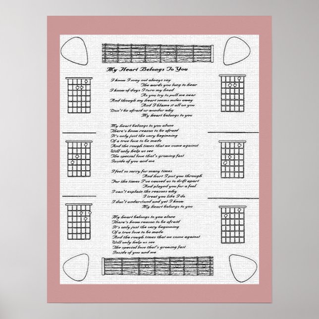 Mina Tillhör till dig Poster (Framsidan)