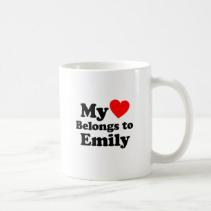 Mina Tillhör till Emily Kaffemugg