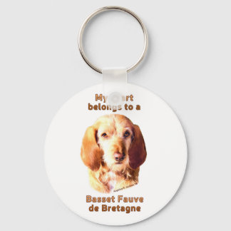 Mina Tillhör till en Basset Fauve de Bretagne Nyckelring