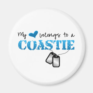 Mina tillhör till en Coastie Magnet