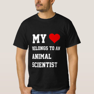 Mina Tillhör till en djurforskare T-Shirt