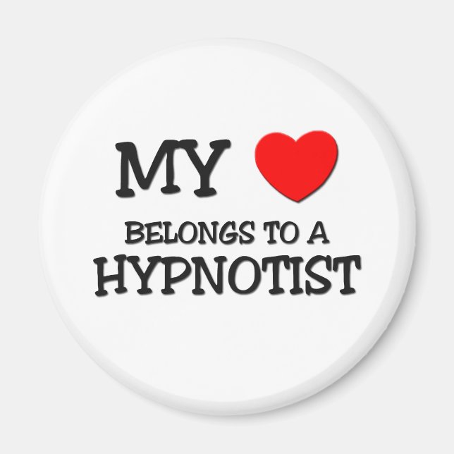 Mina Tillhör till en HYPNOTIST Magnet (Framsidan)