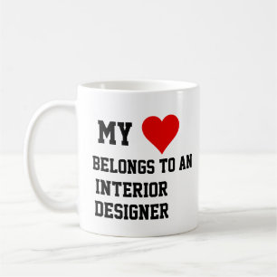Mina Tillhör till en Insida Designer Mugg