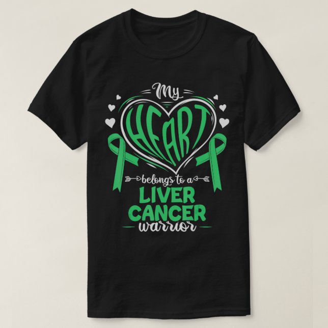 Mina Tillhör till en levercancerstörare lever C T Shirt (Design framsida)