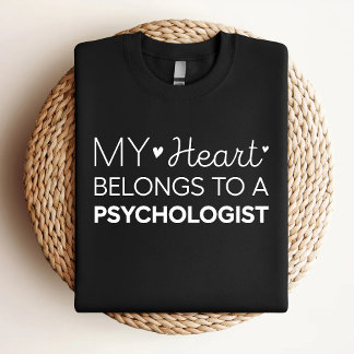 Mina Tillhör till en psykolog Cute Psychologi T Shirt