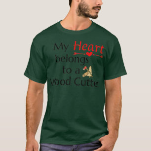 Mina tillhör till en träskärare t shirt