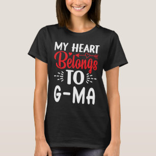 Mina Tillhör till G morsa Valentindagen T Shirt