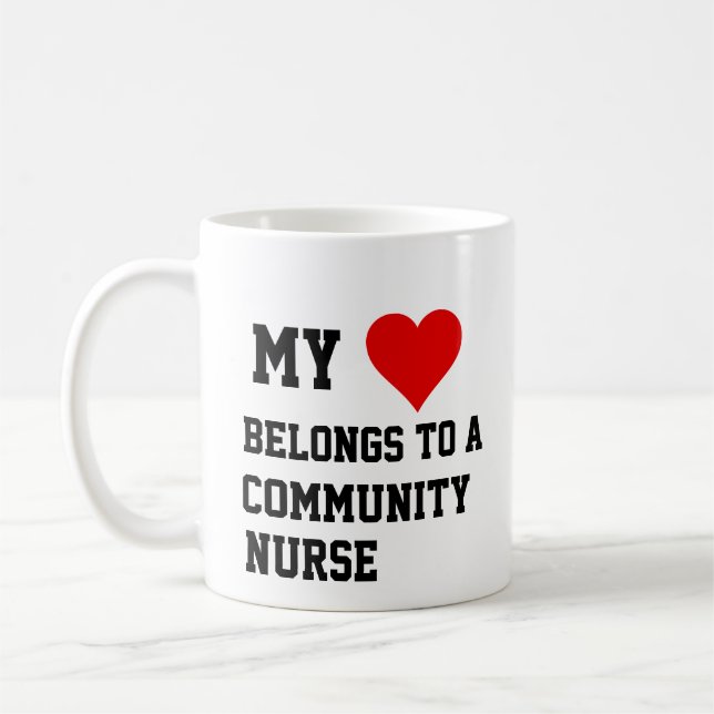 Mina Tillhör till gemenskapens närhet Mugg (Vänster)