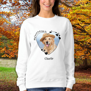 Mina Tillhör till Hund älskare Anpassningsbar Pet  T Shirt