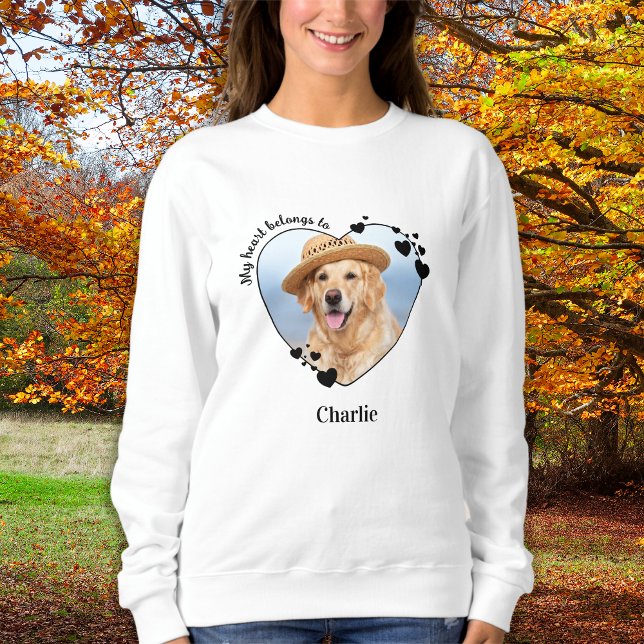 Mina Tillhör till Hund älskare Anpassningsbar Pet  T Shirt (Skapare uppladdad)