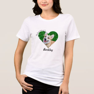 Mina Tillhör till Hund älskare Pet Photo T-Shirt