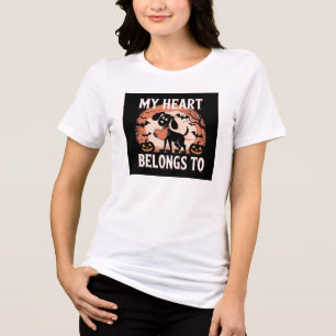 Mina Tillhör till Hund älskare T Shirt