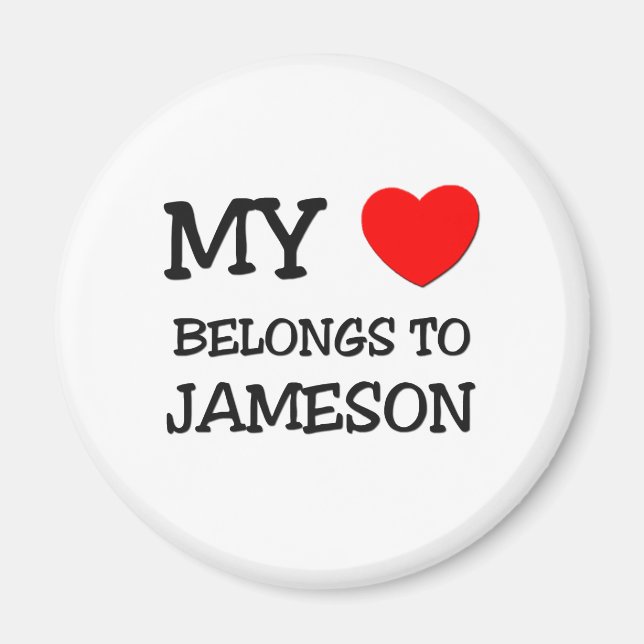 Mina Tillhör till Jameson Magnet (Framsidan)