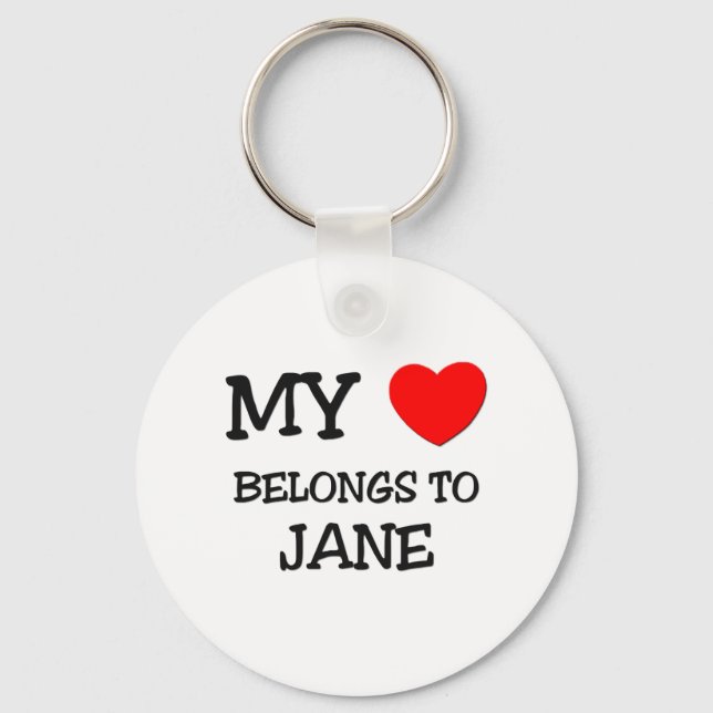 Mina Tillhör till JANE Nyckelring (Framsida)