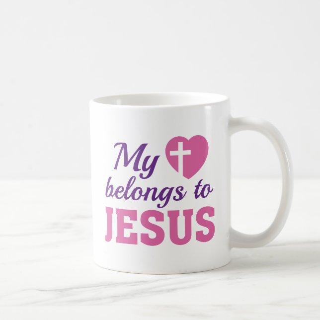 Mina Tillhör till Jesus Kaffemugg (Höger)