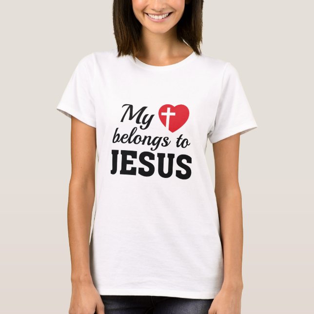 Mina Tillhör till Jesus T Shirt (Framsida)