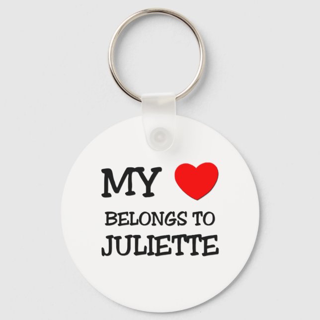 Mina Tillhör till JULIETTE Nyckelring (Framsida)
