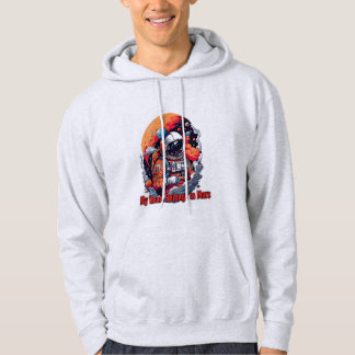 Mina Tillhör till Mars - Astronaut Mars T-Shirt Hoodie