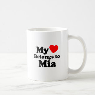 Mina Tillhör till Mia Kaffemugg