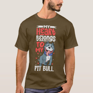 Mina tillhör till min Pit Bull T Shirt
