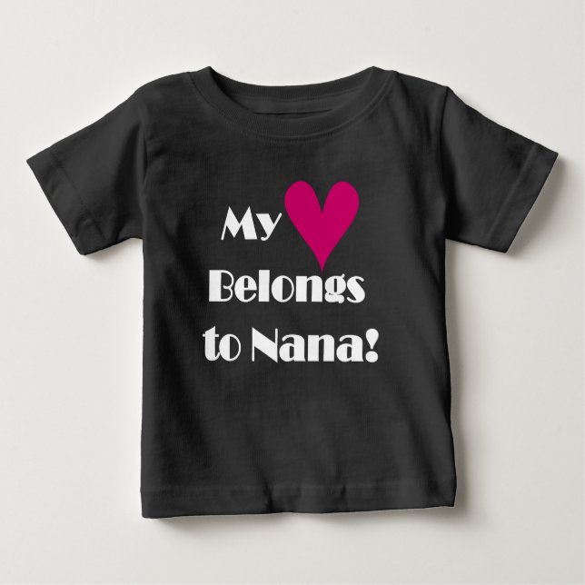 Mina Tillhör till Nana T-shirt (Framsida)