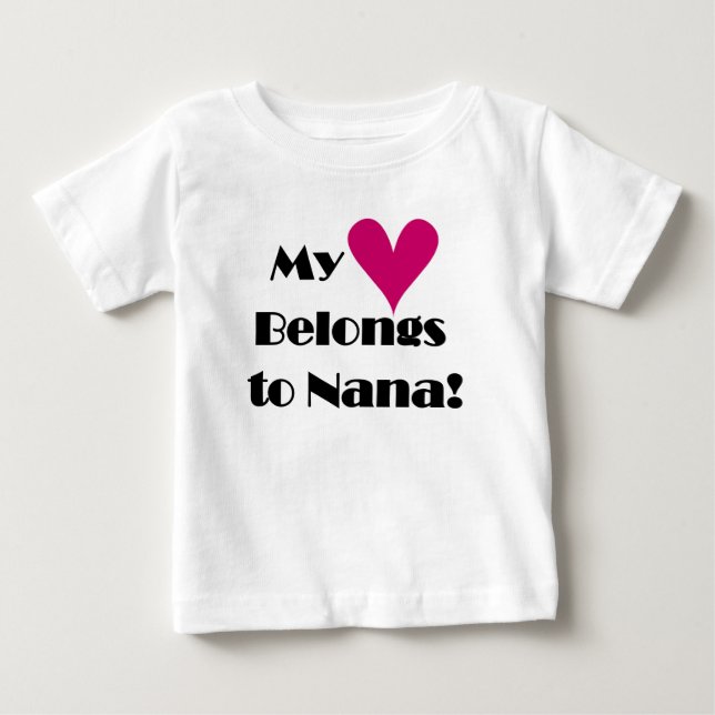 Mina Tillhör till Nana T Shirt (Framsida)