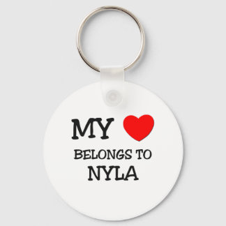 Mina Tillhör till NYLA Nyckelring