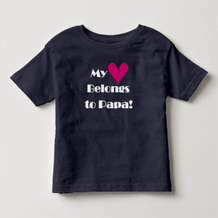 Mina Tillhör till Pappa T Shirt