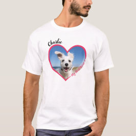 Mina Tillhör till Personlig Hund Photo & Namn T Shirt