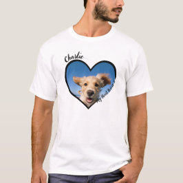 Mina Tillhör till Personlig Hund Photo & Namn T Shirt