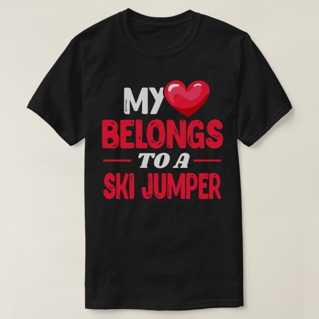 Mina tillhör till Ski Jumper T Shirt (Design framsida)