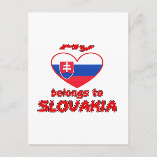 Mina tillhör till Slovakien Vykort (Framsida)