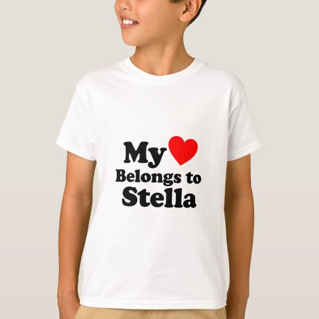 Mina Tillhör till Stella T-shirt (Framsida)